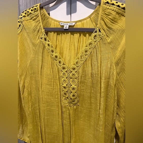 046. Zac & Rachel Boho Blouse 1X - Picture 6 of 7